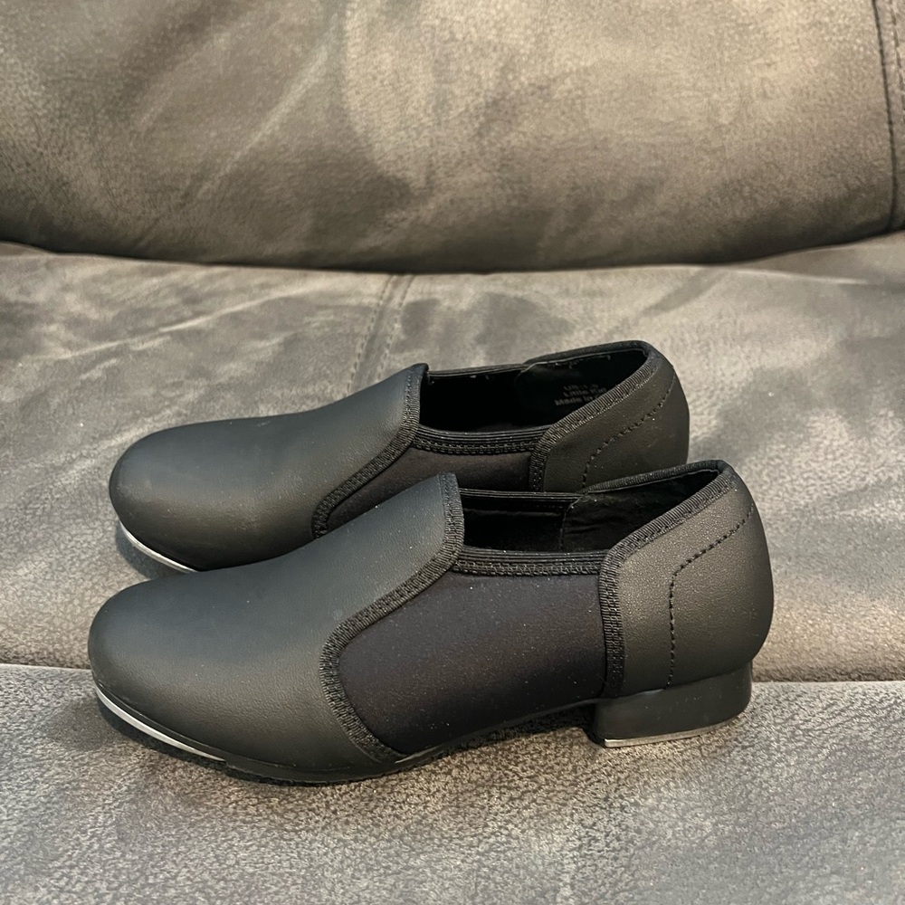 Tap Shoes Black Slip-On